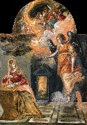 El Greco Annunciation oil painting reproduction